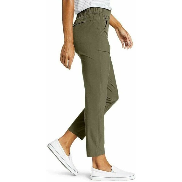 NWT Eddie Bauer Departure Ankle Pants Green Women's Plus Size 3X H14761 - Picture 3 of 13